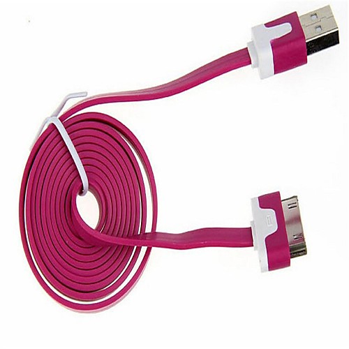 30 контактный красочный USB кабель для Iphone 4 / 4s / Ipad / Ipod (ассорти цветов)