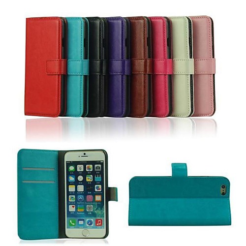 4.7 Inch  PU Wallet Leather Case for iPhone 6 (Assorted Colors)