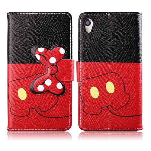 Bowknot PU Leather Full Body Cover with Stand for Sony Xperia Z1 L39H