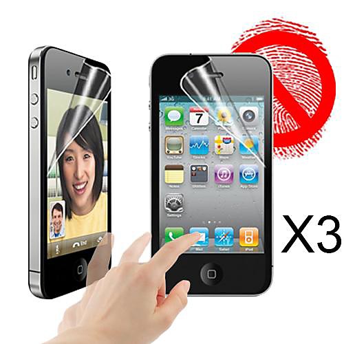 матовая защитная пленка для iPhone 4 / 4s (3 шт)