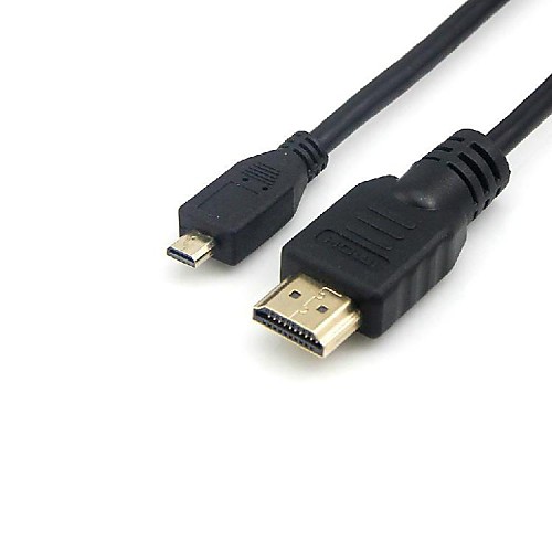 1,5 Micro HDMI мужчина к HDMI v 1.4 мужского кабеля