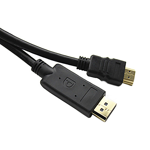 1,8 5.904ft DisplayPort мужчина к HDMI Мужской кабель