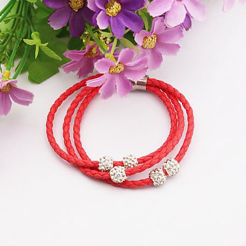 Fashion Simpleness   PU Handmade Bracelet