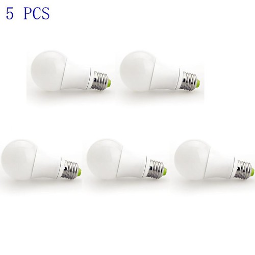 5PCS DUXLITE A60 E27 8W(=Incan 60W) CRI>80 COB LED 720LM 6000K Cool White Light LED Globe Bulb (AC 100-240V)