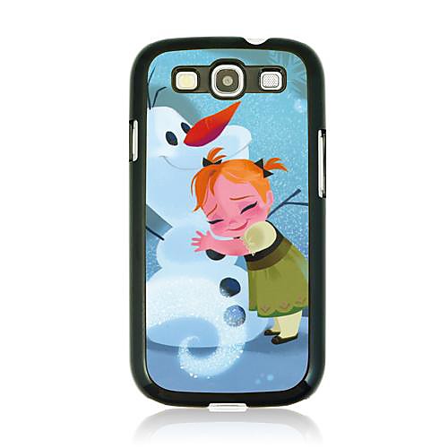 Девушка и снеговик кожа вены образец шт жесткий чехол для Samsung Galaxy S3 i9300