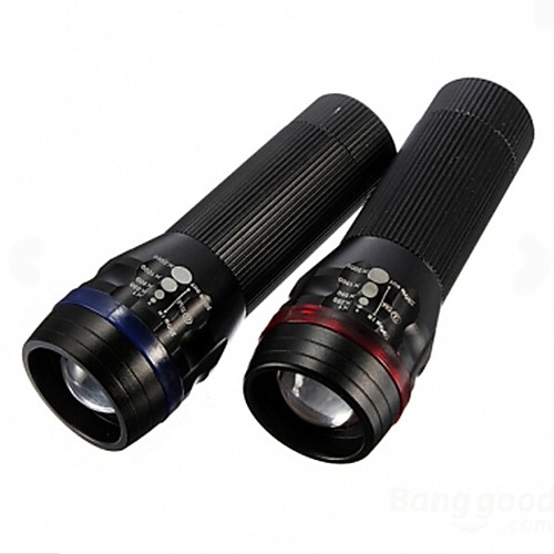 LT-26067 3Mode 1XPE  Adjustable Focus Zoom LED  Flashlight (200LM.3XAAA.Black)