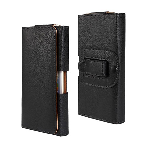 Lichee Lines PU Leather Case with Waist Clip for Samsung Galaxy Note 4