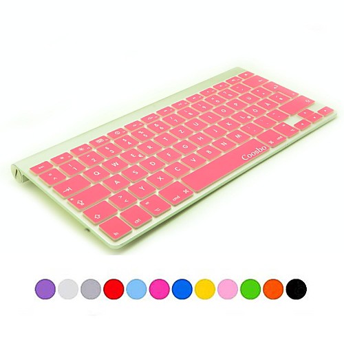 Coosbo German Silicone Keyboard Cover Skin EU Layout for Imac G6 13