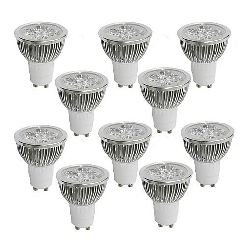 10 шт. 4 W 350-400 lm GU10 Точечное LED освещение 4 Светодиодные бусины Высокомощный LED Тёплый белый / Холодный белый / Естественный белый 85-265 V / RoHs
10 шт. 4 W 350-400 lm GU10 Точечное LED освещение 4 Светодиодные бусины Высокомощный LED Тёплый белый / Холодный белый / Естественный белый 85-265 V / RoHs