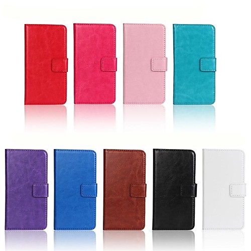 Horse Grain PU Leather Full Body Cover with Card and Stand Case for Samsung Galaxy Alpha G850 (Assorted Color)