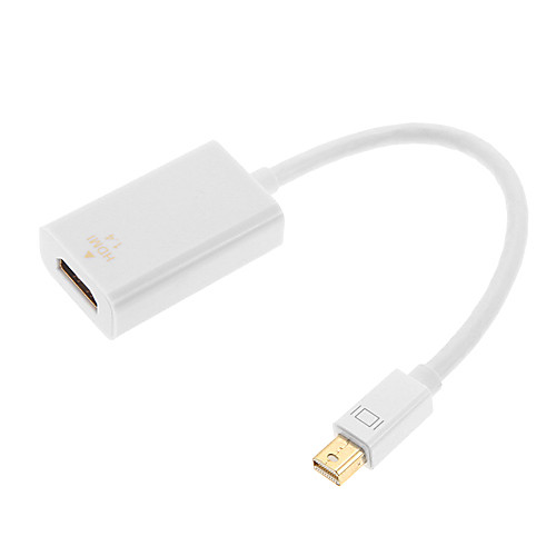 0,2 м 0.656ft Mini DisplayPort мужчина к HDMI V1.4 женский переходного кабеля - белый