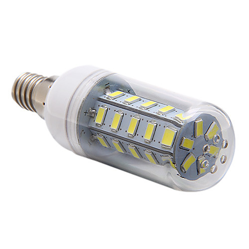 e14 7w 36x5730smd 700lm 6000-6500k белый свет привел кукурузы лампочку (220-240)