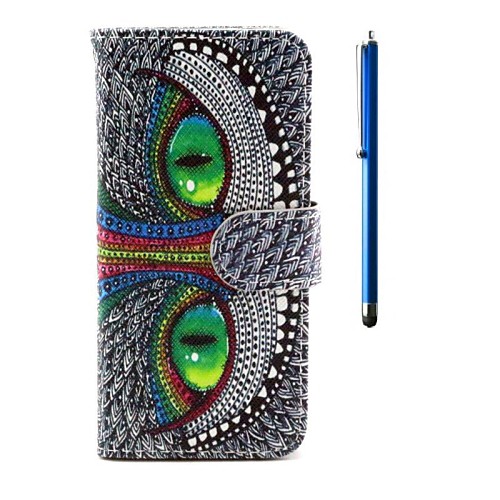 4.7 Inch Owl Pattern PU Wallet Leather Case and Pen for iPhone 6