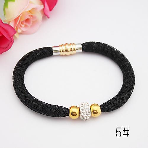 Fashion Simpleness   Drill  Handmade Bracelet