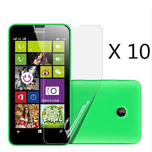 (10 pcs)High Definition Screen Protector for Nokia Lumia 630/635