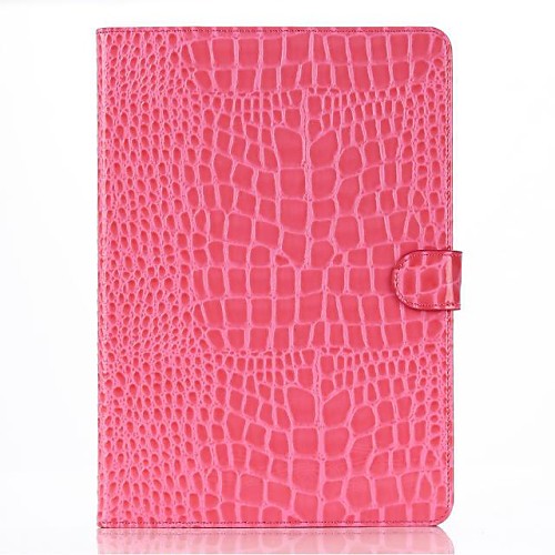 Crocodile Skin Pattern PU Leather Cases with Stand for iPad Air 2 (Assorted Colors)