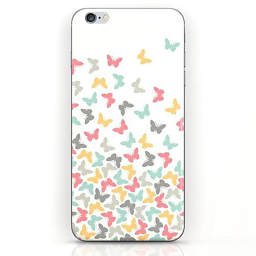 Colorful Flying Butterfly Pattern Hard Case Cove for iPhone 6