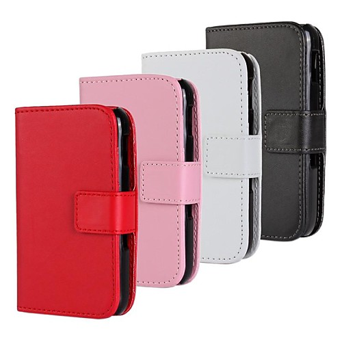 Solid Color PU Leather Full Body Cover with Card Slot for Samsung Galaxy Gio S5660 (Assorted Colors)