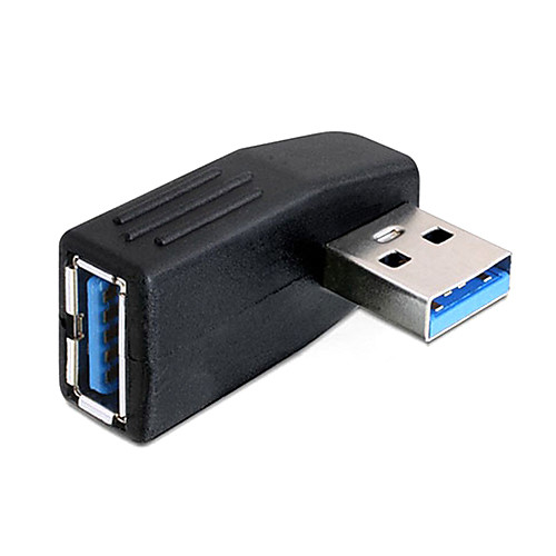 USB3.0 мужчины к USB3.0 женский скоростной USB3.0 90 ddegree правой адаптера