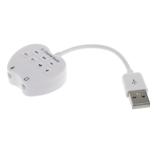 USB 2.0 8.1 канальный внешний звук аудио микрофонный адаптер ж / г микрофонов ключей / динамик