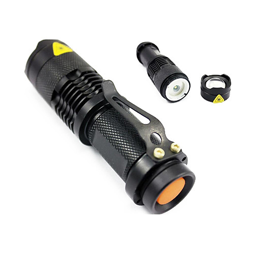 Ultrafire Cree XM-L T6 1000 Lumens 5 Modes Adjustable Focus Zoomable LED Flashlight with 18650 and Charger