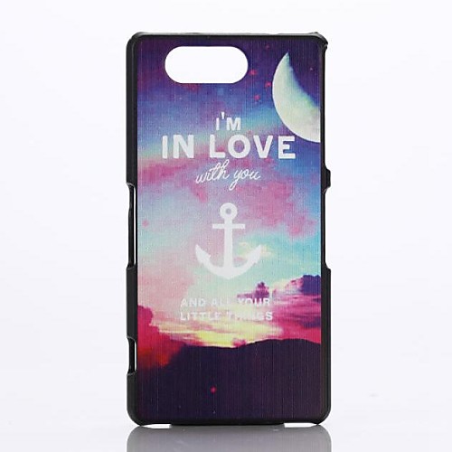 Anchor I Love You Pattern PC Hard Back Case for Sony Xperia Z3 Compact / Z3 mini M55w