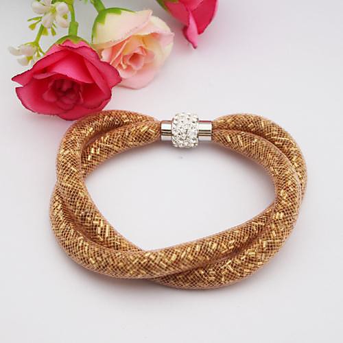 Fashion Multilayer   Drill Magnet  Handmade Bracelet