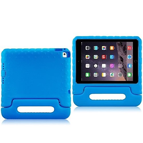 Kids Cover Thick Foam Shock Proof Soft Handle Stand Case for iPad Air 2