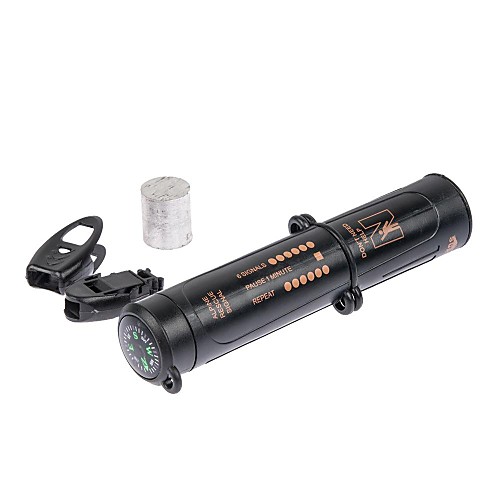 10 In 1 Survival Emergency Kit LED Flashlight Compass Flint Camping Outdoor Tool