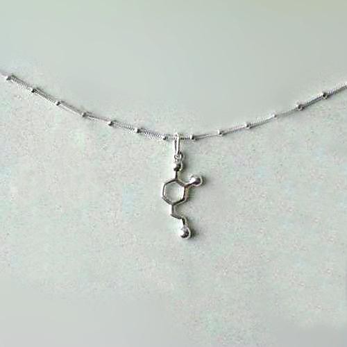 Z&x контракт химической связи дофамина (любовь, страсть) кулон ожерелье (1 шт)