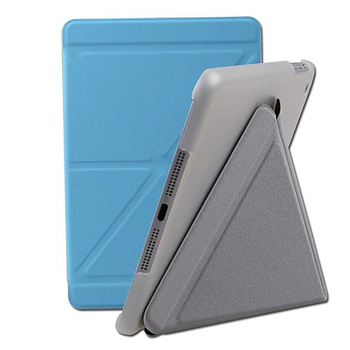 Ultra-Thin Dormancy Multi-Function Support Cases PU Full Body Case for iPad mini2/3/4 (Assorted Colors)