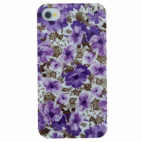 Flower Pattern PC Hard Back Cover Case for iPhone 4/4S