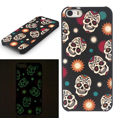 fluorescenct эффект черепов задняя крышка для iPhone 5/5 секунд