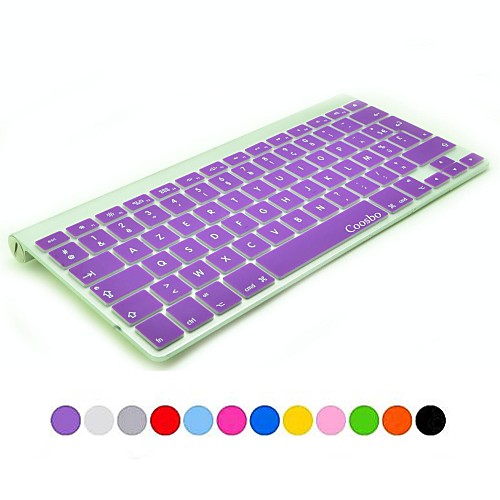 Coosbo French AZERTY Silicone Keyboard Cover Skin for Imac G6 13