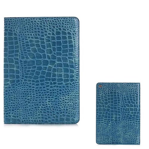 Crocodile Skin Pattern Full Body Leather Case with Stand for iPad Air 2  (Assorted Colors)