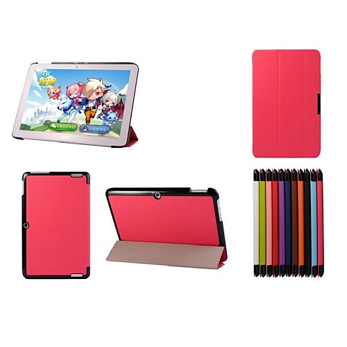 10.1 Inch Triple Folding Pattern High Quality PU Leathe Case for  Acer A3 Tablet (Assorted Colors)