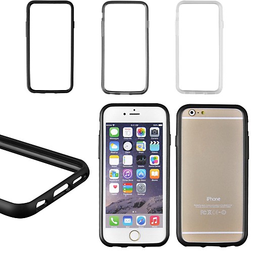 FITIN TPU Frame Border Case Bumper Case Cover Shell Protector for iPhone 6 4.7''(Assorted Colors)