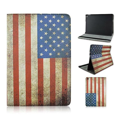 America Pattern PU Leather Full Body Case with Stand for iPad Air 2 (Assorted Color)