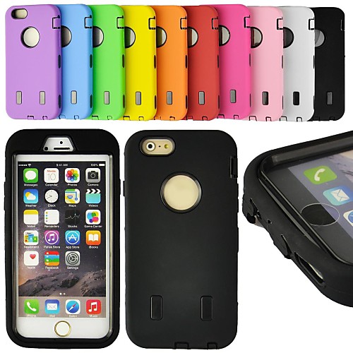 FITIN Defender Design 2-in-1 Case Shockproof Cover for iPhone 6 4.7'''(Assorted Colors)