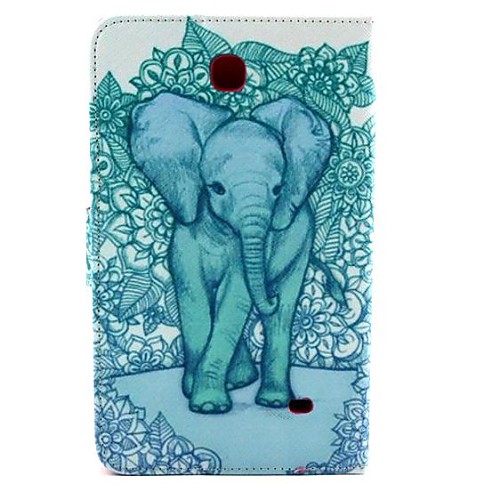 Elephant  Pattern Full Body Case with Stand for Samsung Galaxy Tab 4 8.0 T330