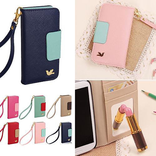 DF Colorful Little Bird PU Leather Full Body Case with Strap for Samsung Galaxy Note 4 (Assorted Colors)