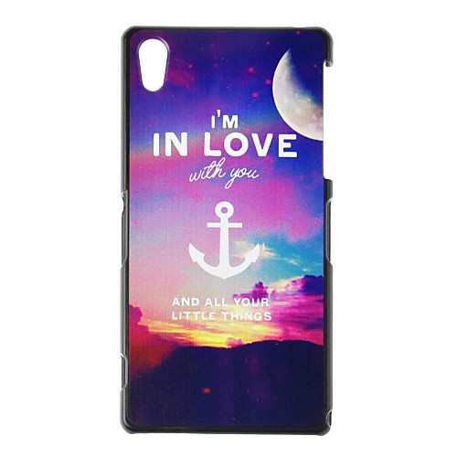 FITIN Anchor Pattern Plastic Hard Case for Sony Xperia Z2