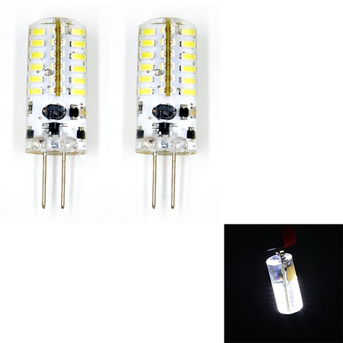 jmt05 g4 2,5 Вт 48x3014smd 170lm 6000K холодный белый свет привел Bi-Pin лампа (AC / DC 12V) 2 шт