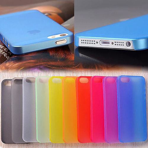 0.3mm Ultrathin Scrub Back Case for iPhone 5/5S (Assorted Color)