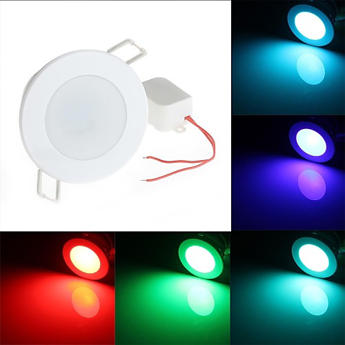 zweihnder проводки 3W 250LM 450-700nm 1xled RGB свет потолочное освещение (AC 85-265V)