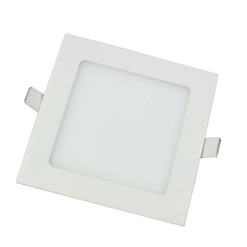 9w 45  smd2835 650lm 2700-3200k теплый белый Светодиодная панель квадратная форма-белый (AC85-265V)