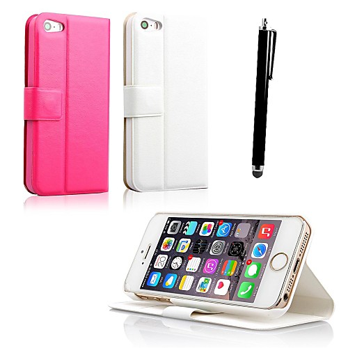 KARZEA ™ Luxury Pattern PU Leather Full Body Case with Stand and Card Slot for iPhone 5/5S (Assorted Colors)