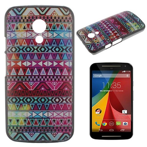 нежные полосы шаблон шт жесткий чехол для Motorola MOTO g2 / xt1063