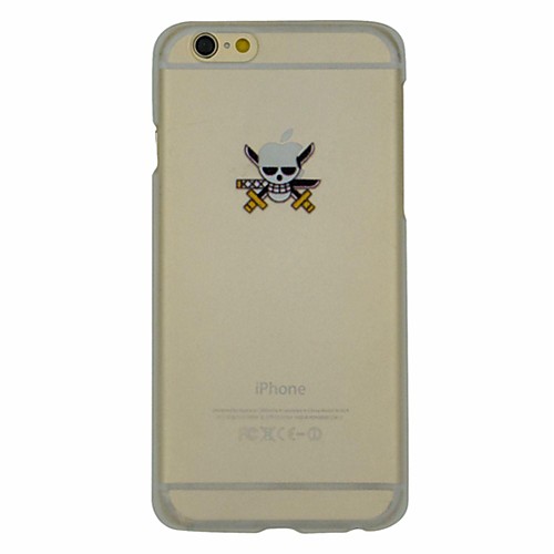 Skull Series of Zoro Pattern PC Hard Transparent Back Cover Case for iPhone 6