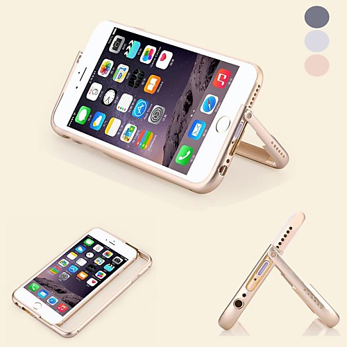 New pattern Ultra Slim Aluminum Adjustable Bracket Alloy Bumper Case for iPhone 6 (Assorted Colors)